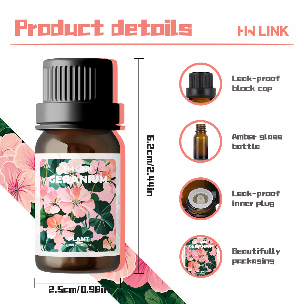 Geranium Essential Oils 10ml P - Home Fragrance Gift review and price
